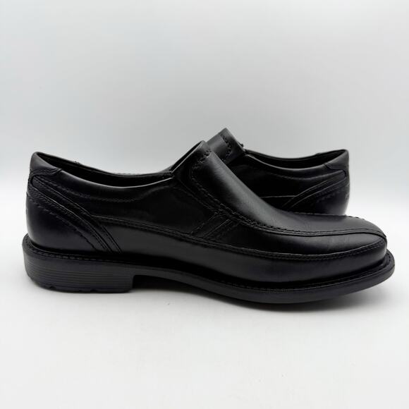 Rockport Mens Style Leader 2 Shoe US 9 XW EU 42.5 Black Leather Bike Toe NWOB - Picture 4 of 12